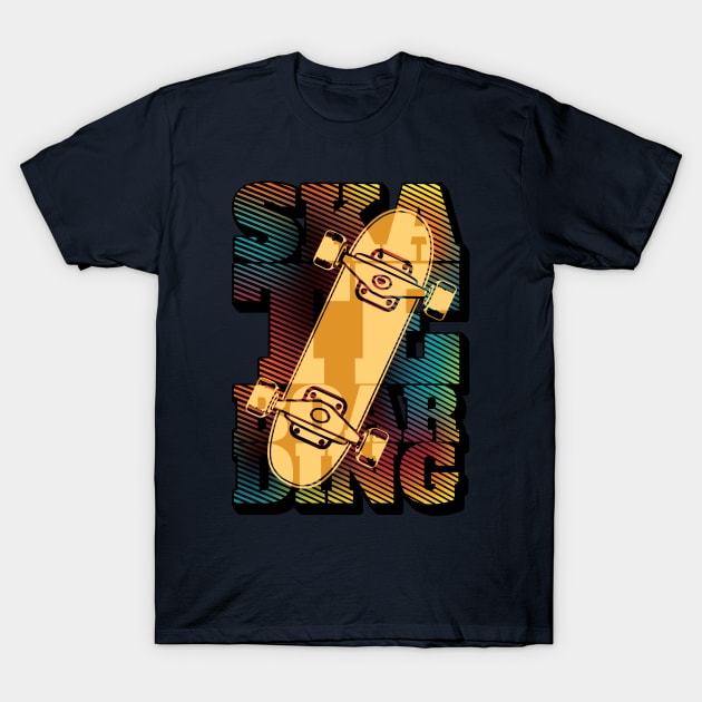 SKATEBOARDING T-Shirt by APELO